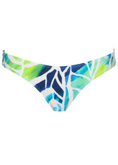 Bali Moderate Bikini Bottom Ombre Block Leaves