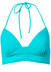 Gathered Triangle Top Aqua Reef