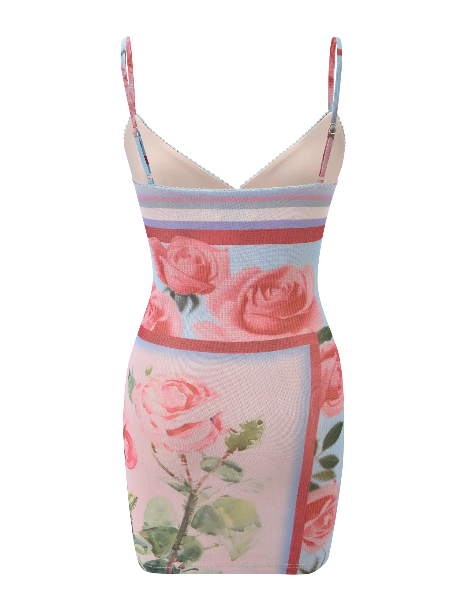 JULIANNA MINI DRESS POSTCARD FLORAL