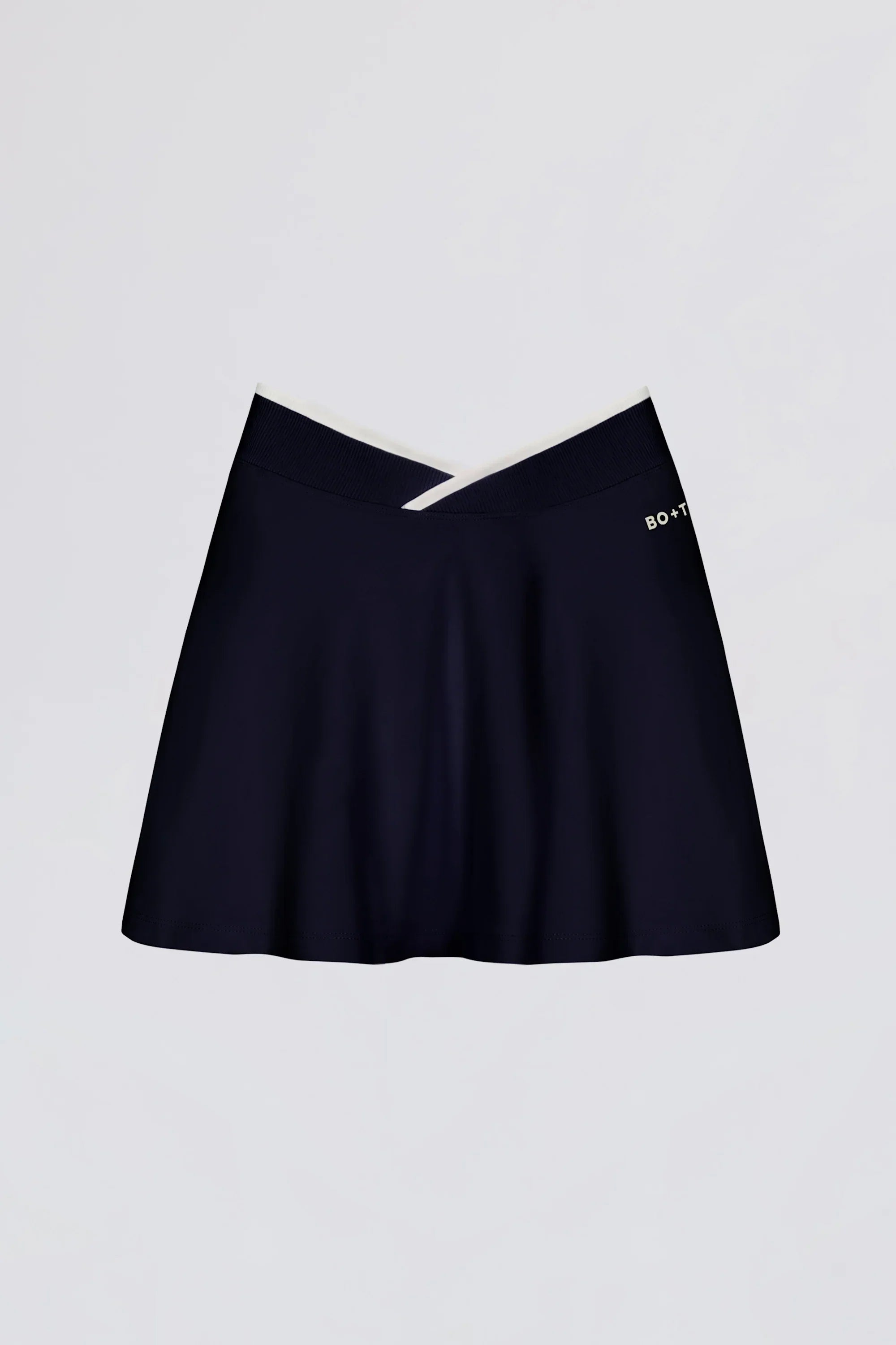 Soft Active Crossover Mini Skort in Midnight