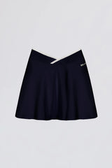 Soft Active Crossover Mini Skort in Midnight