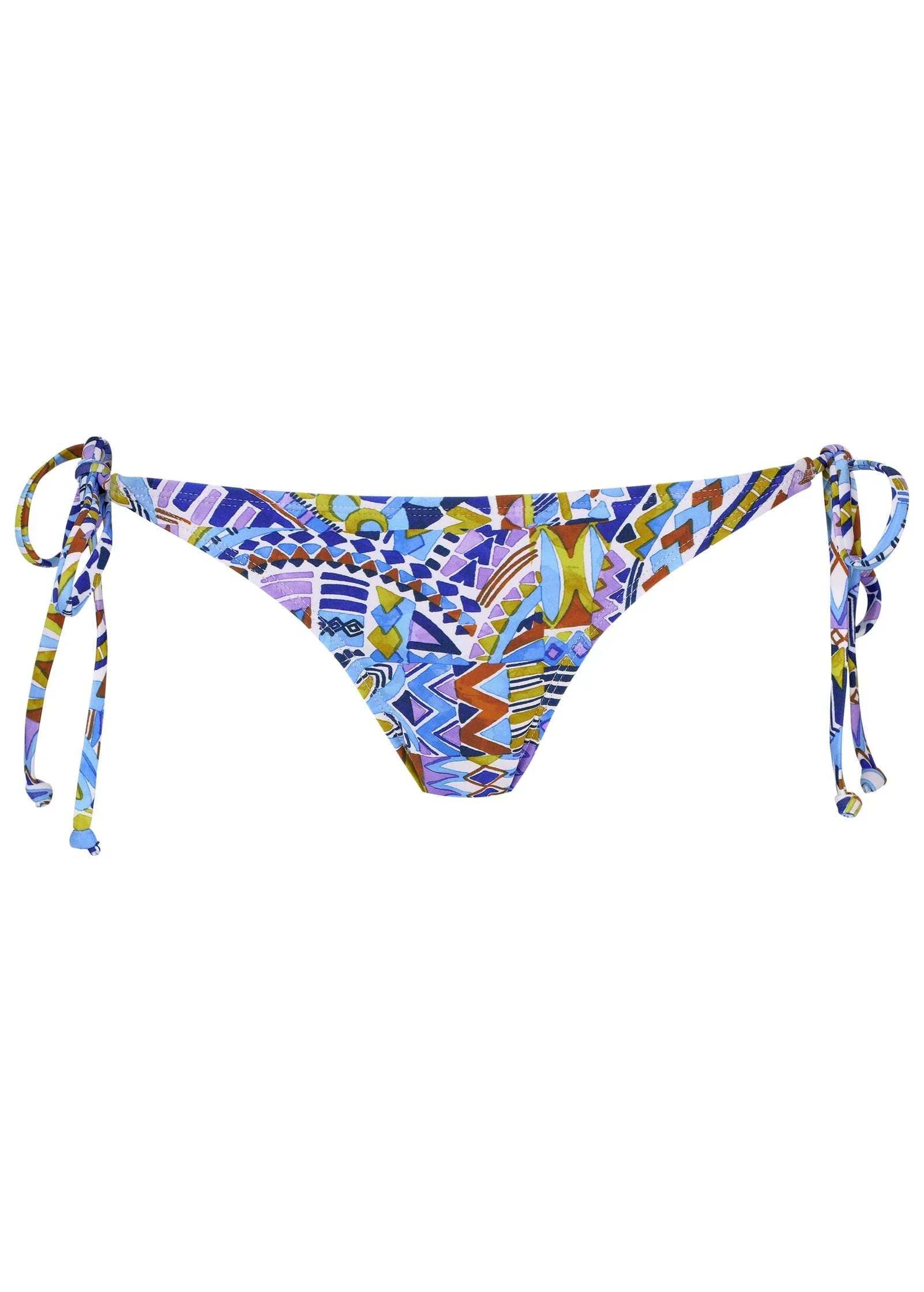 Miami Tie Side Moderate Bottom Aztec Patchwork