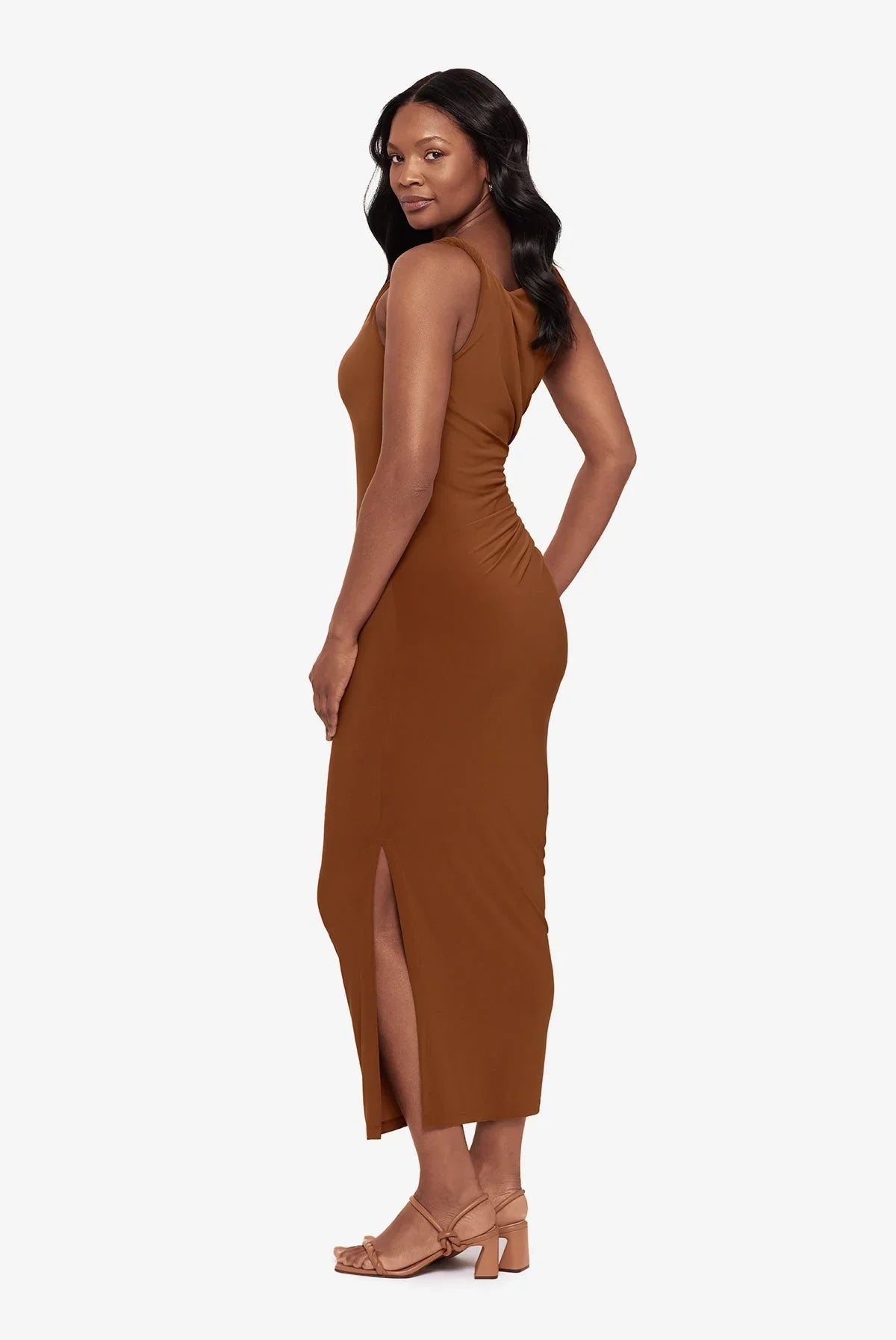 Maxi Shaping Dress in Bronze