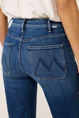 Hustler Roller Patch Pocket Skimp Wide Leg Jean