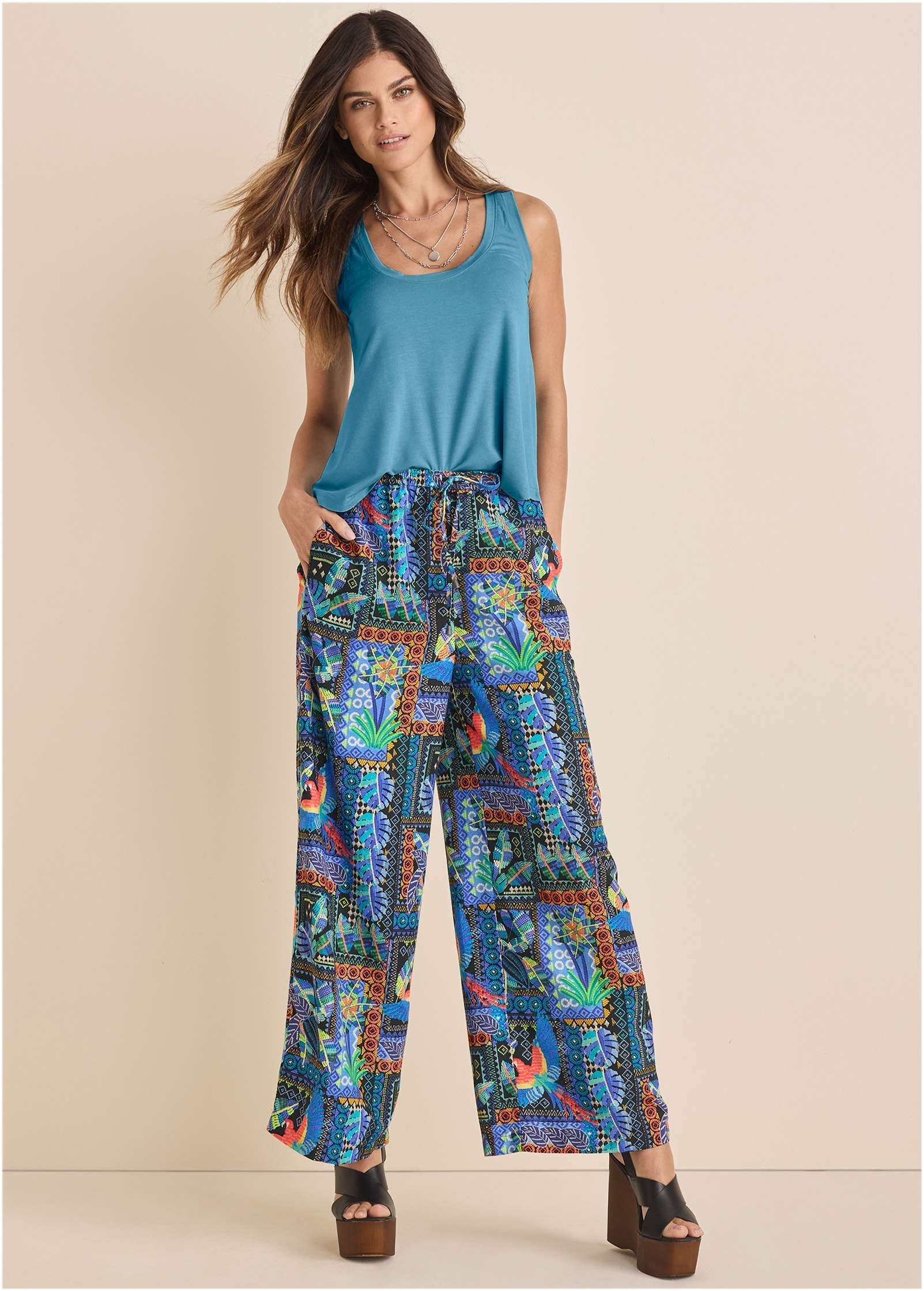 Linen Wide Leg Pant Market Menagerie