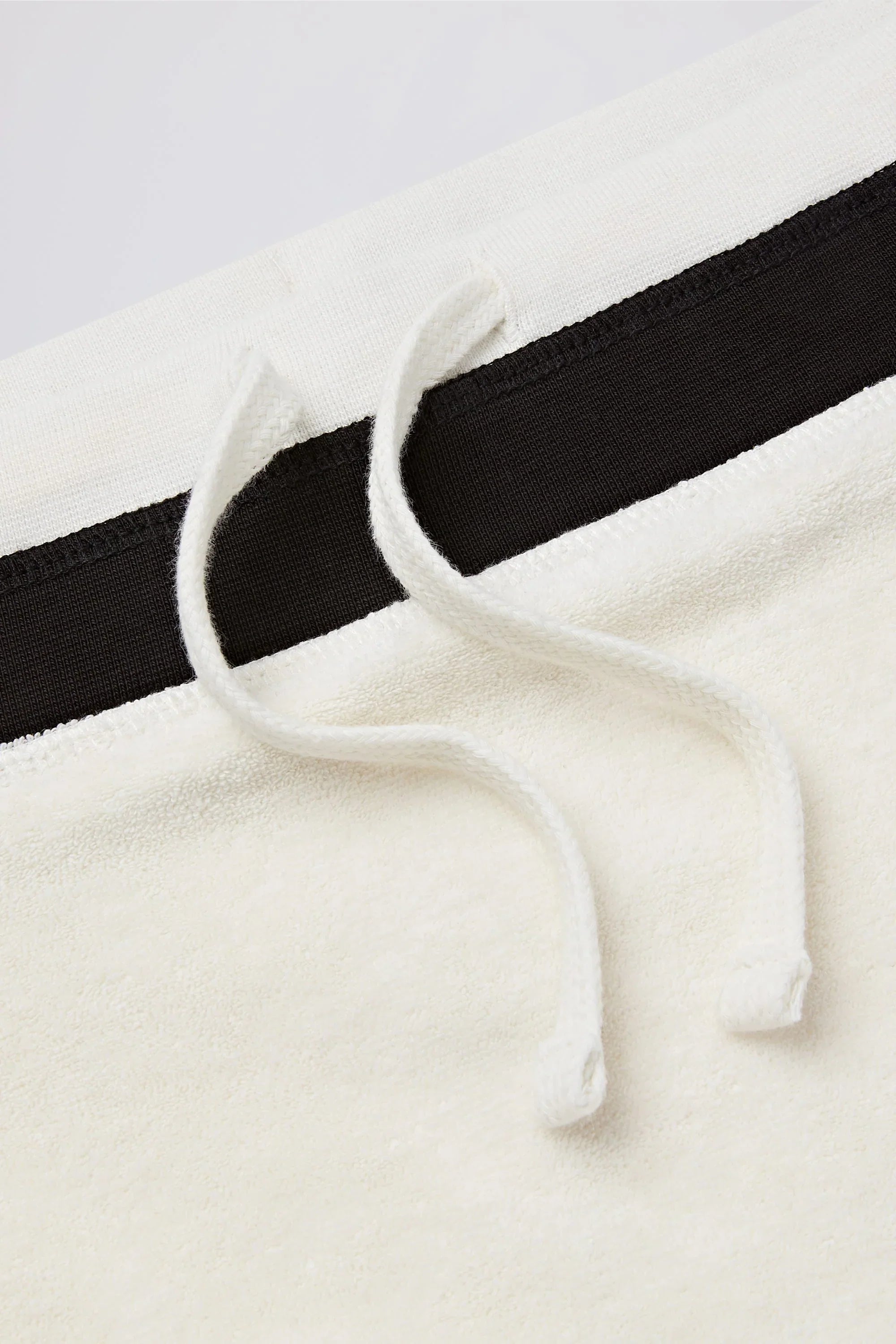 Terry Towelling Mid Rise Skort in Ivory