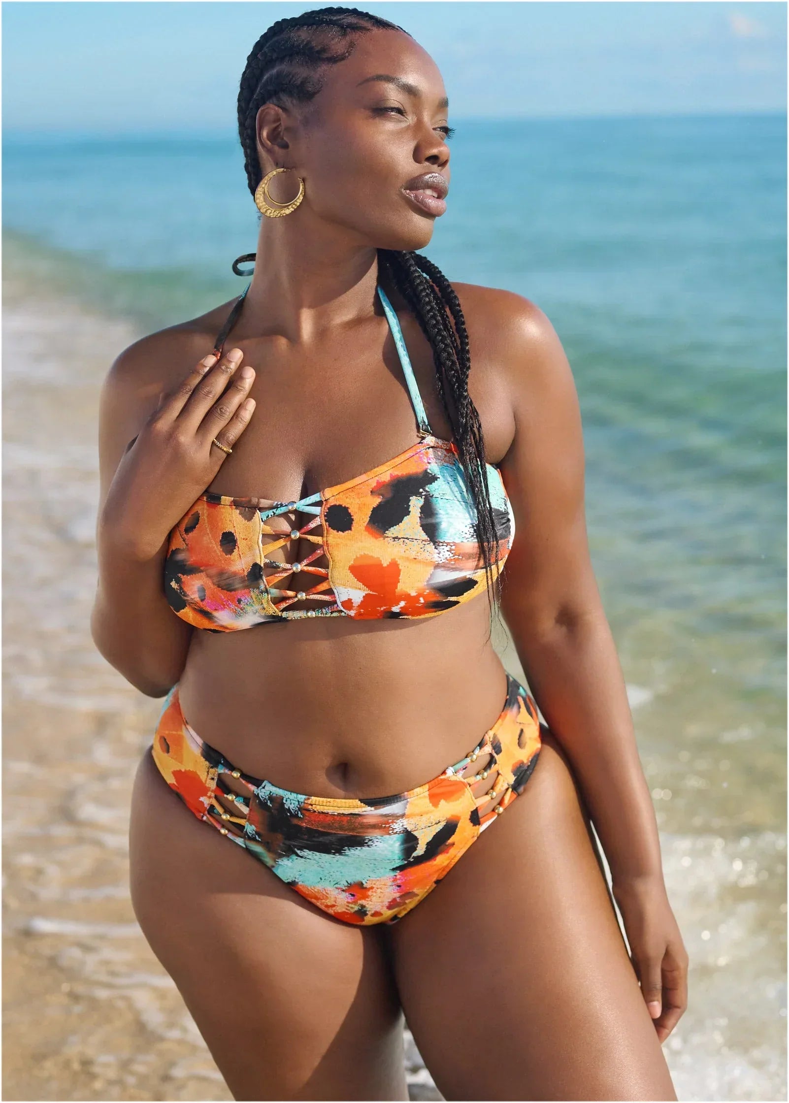 Strappy Bandeau Top Sun Soaker