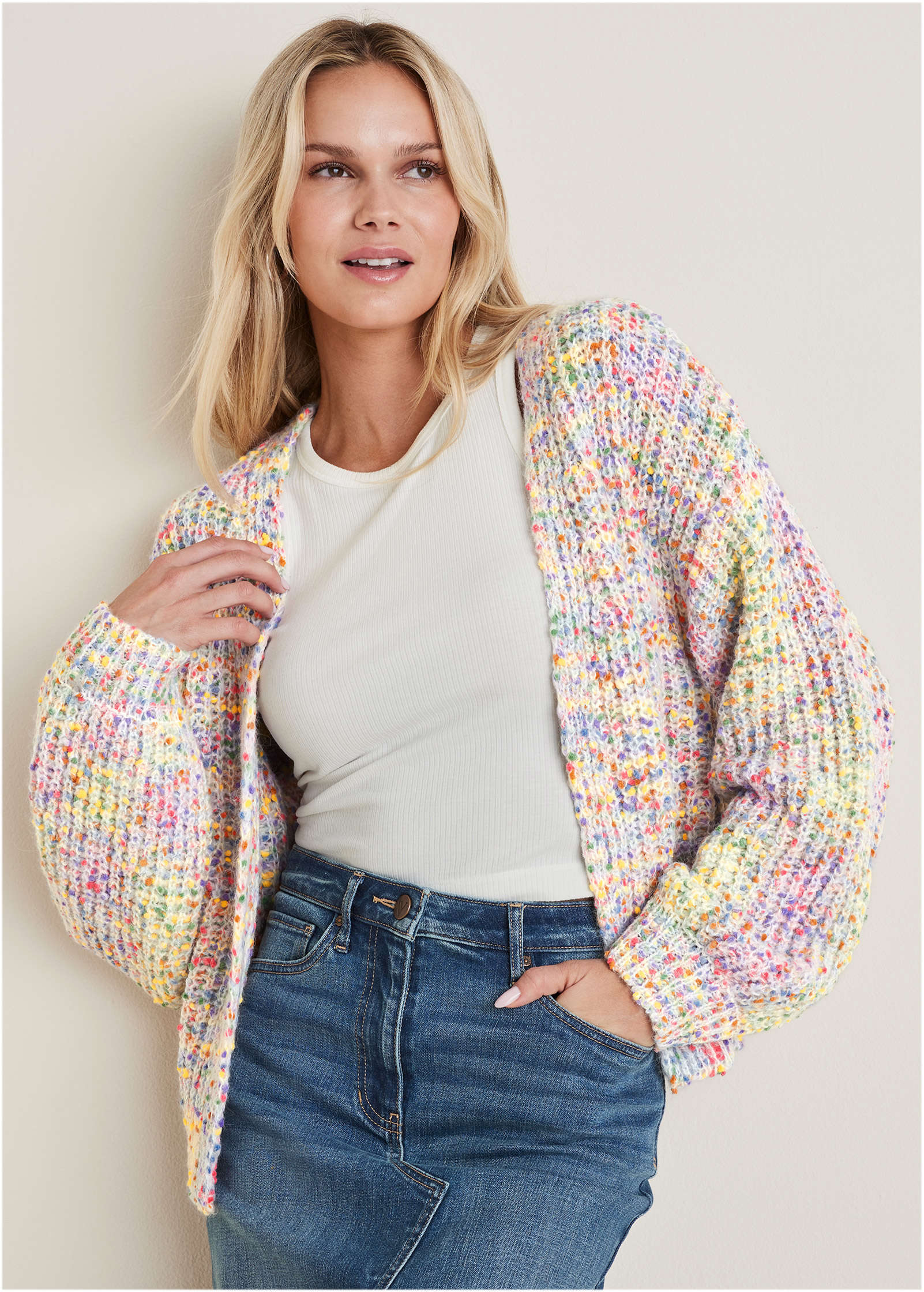 Multi Color Cardigan Multi