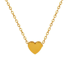 Mini Heart Gold Necklace