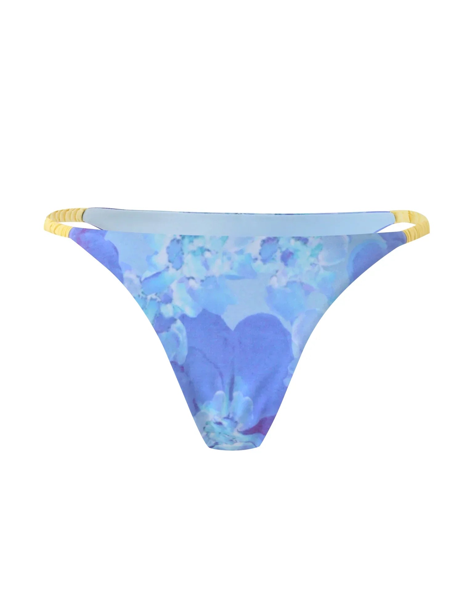 EMBERLAIN BIKINI BOTTOM BLUE MACRO FLORAL