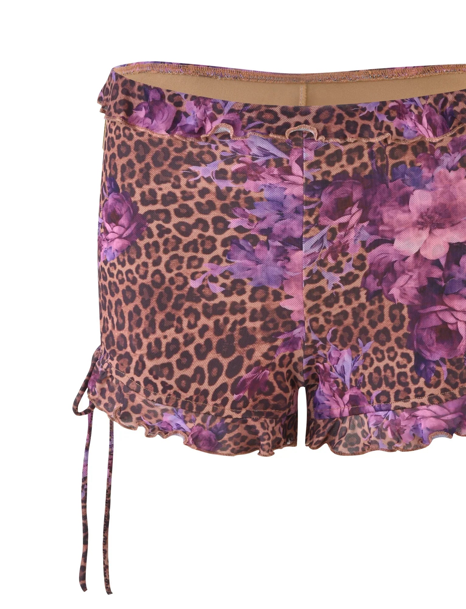 SIERA SHORT LEOPARD FLORAL