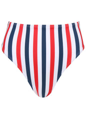 Tahiti Midi Bikini Bottom Americana Stripe Large