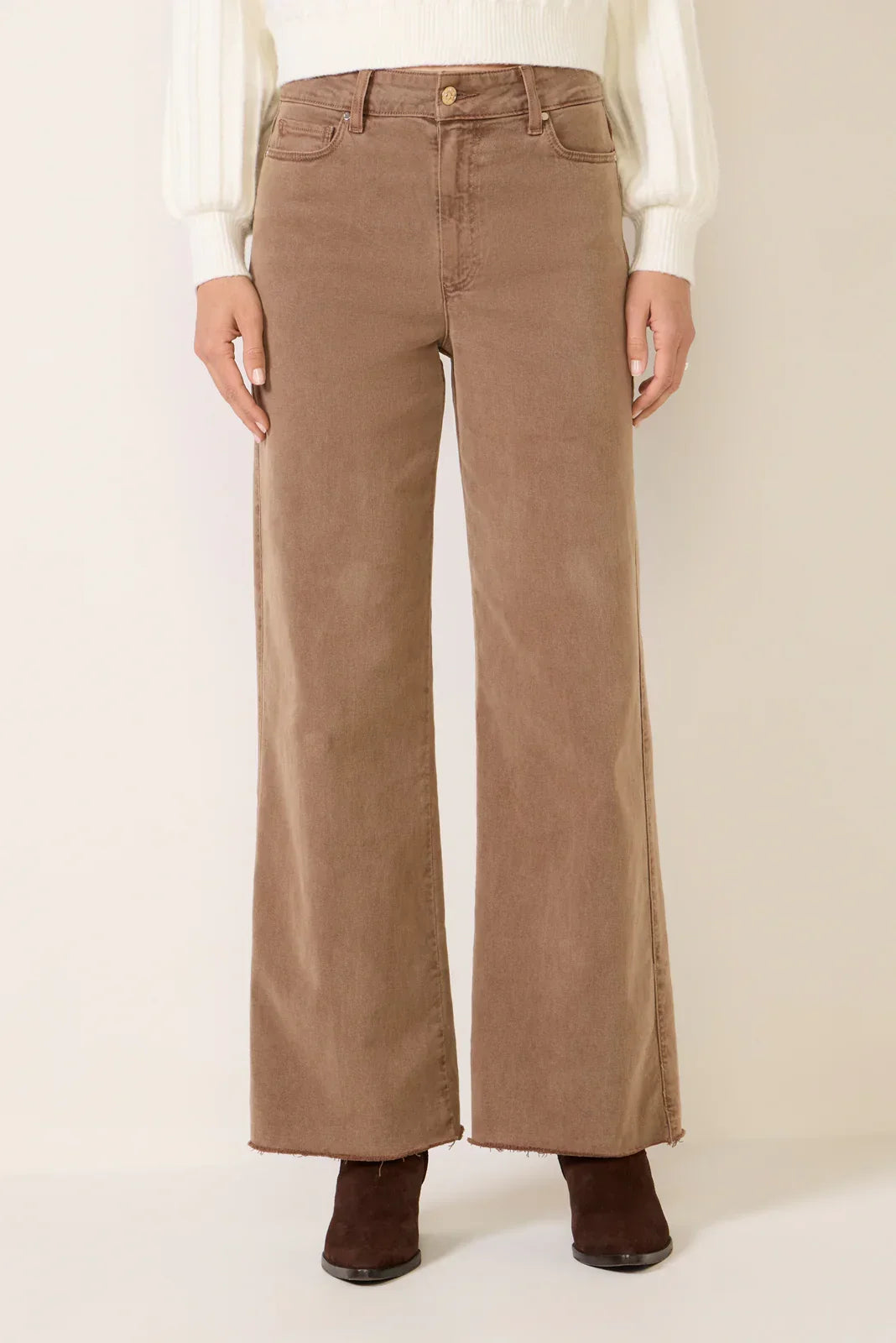 Anessa 31 w Raw Hem Wide Leg Pant