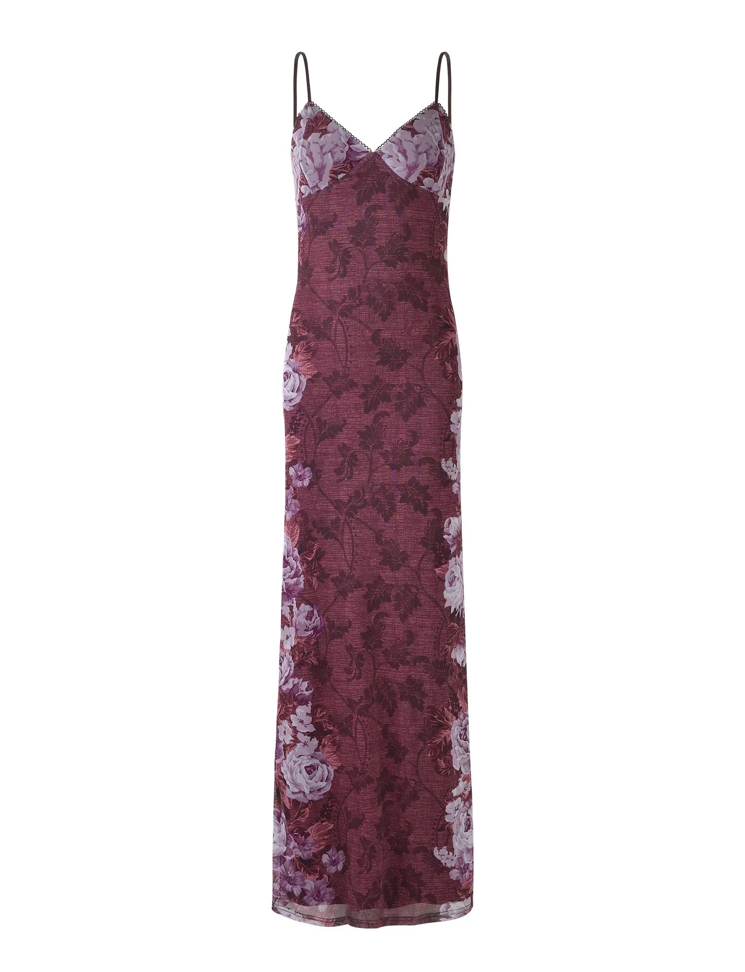 JULIANNA DRESS MULTI FLORAL ROSE STRIPE