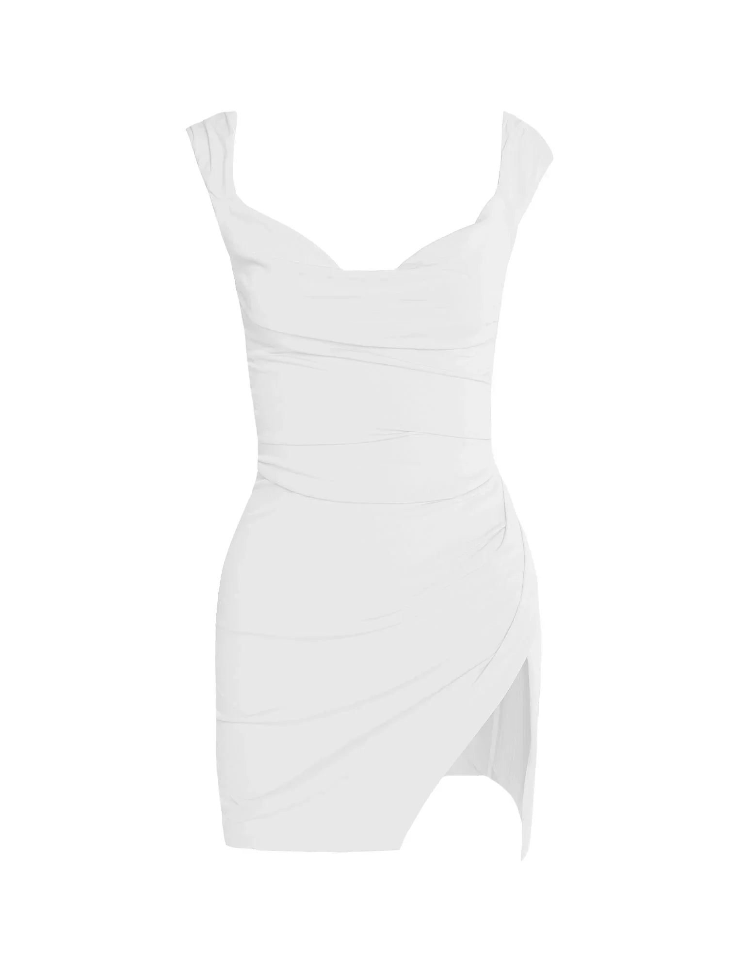 JOSLIN DRESS WHITE