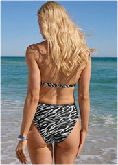 Jungle Velvet Tahiti Midi Bottom Black Silver