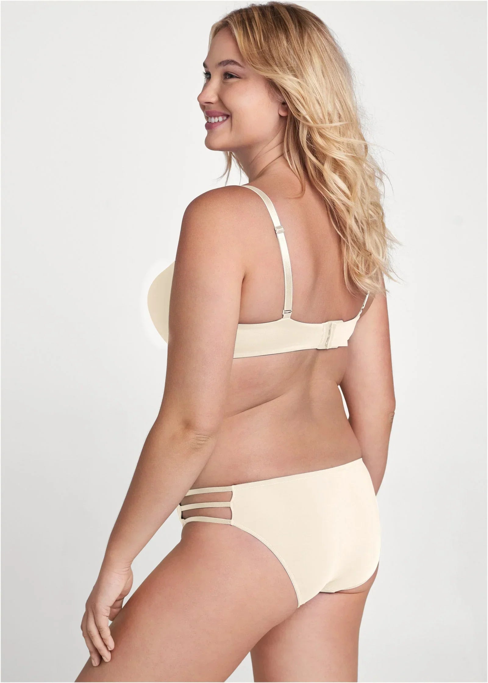 Pearl By VENUSÂ Strappy Plunge Bra Whisper