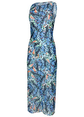 Sleeveless Mesh Maxi Dress Parisian Monarch