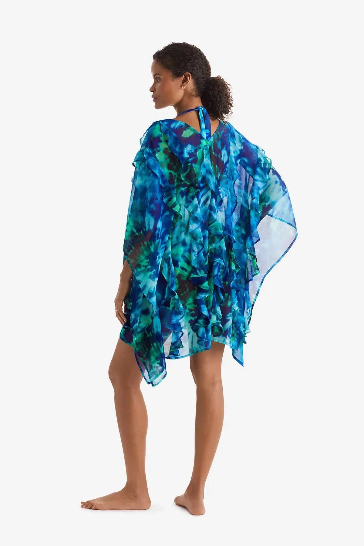 Breeze Poncho Saltwater Tie Dye