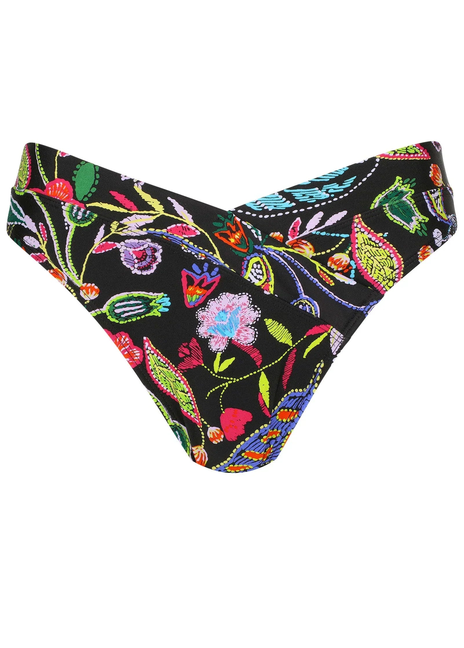 Havana Midi Bikini Bottom Midnight Elegance