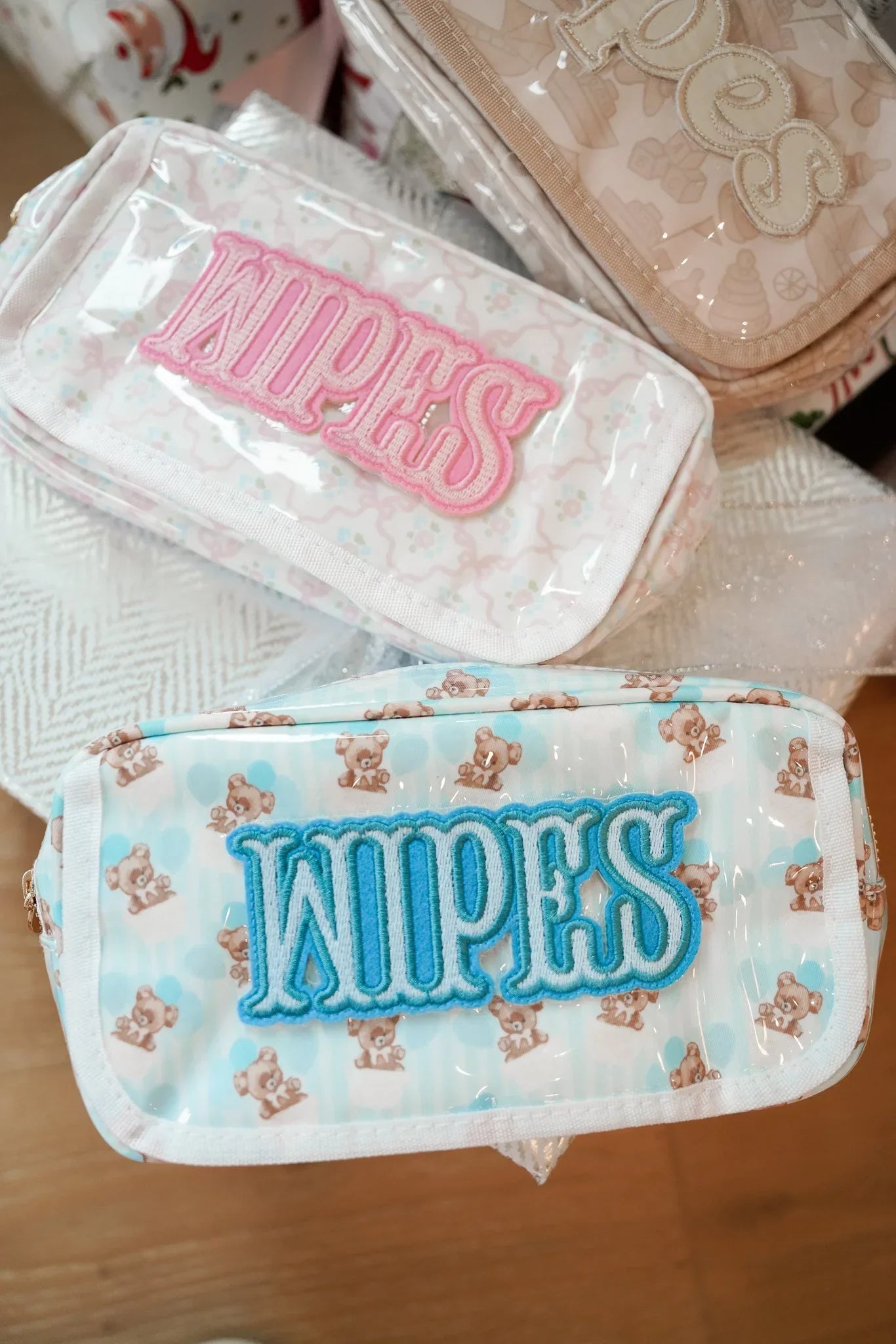 KenzKustomz Wipes Pouch Clear Coat Bag