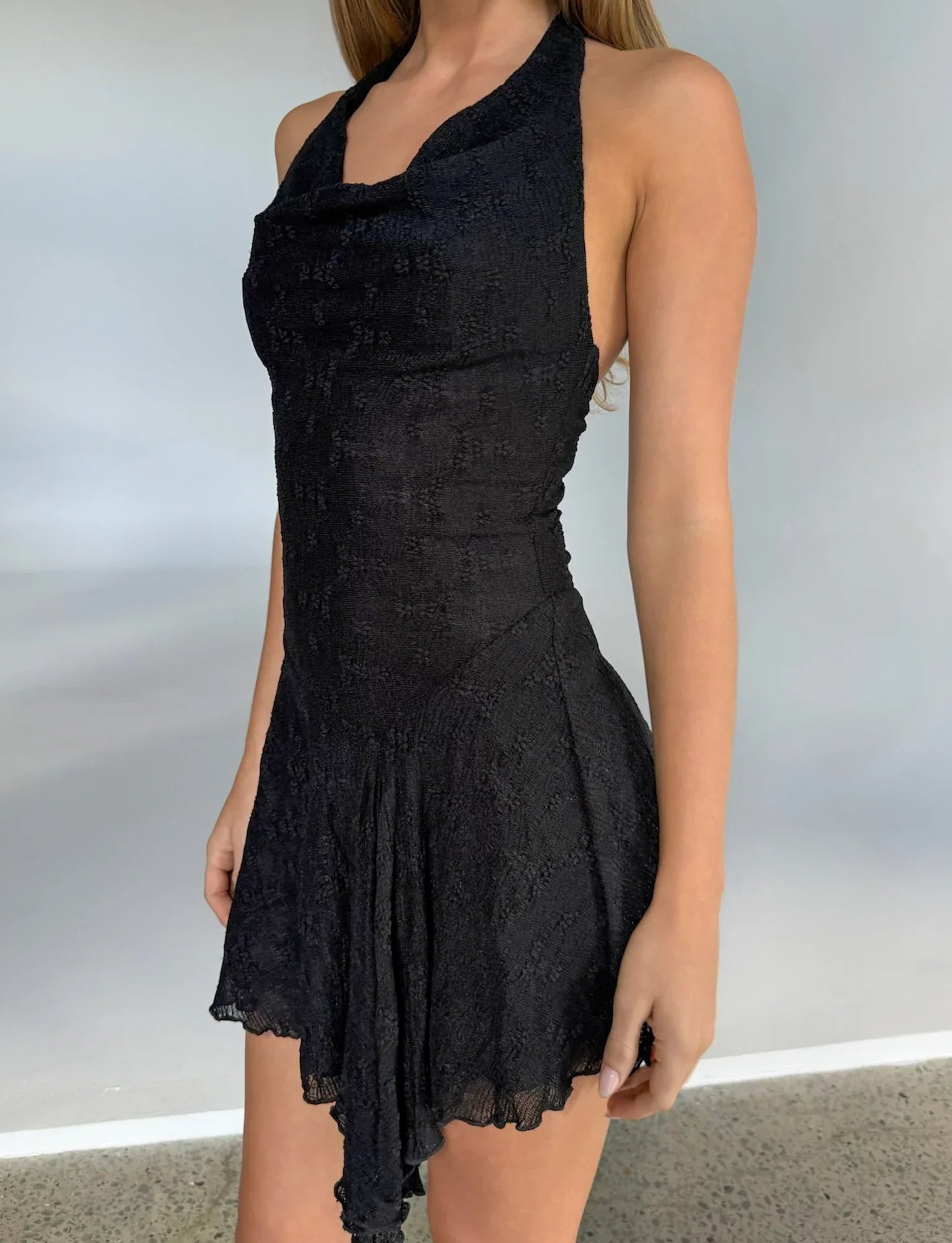 FIORELLA DRESS BLACK LACE