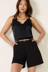 Juliette Lace Pintuck Cami