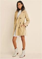 The Perfect Trench Coat Gold