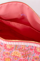 Avery Pink Floral Quilted Weekender SALE