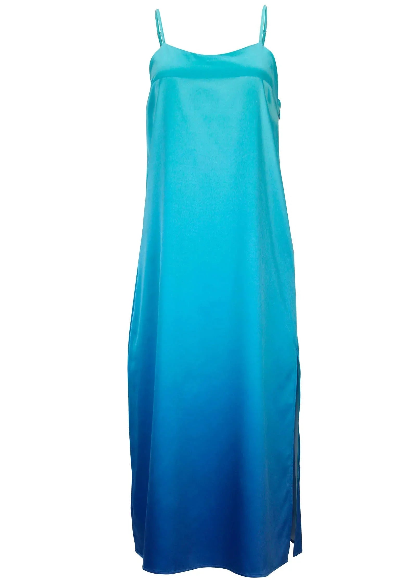 Midi Slip Dress Atlantis Ombre