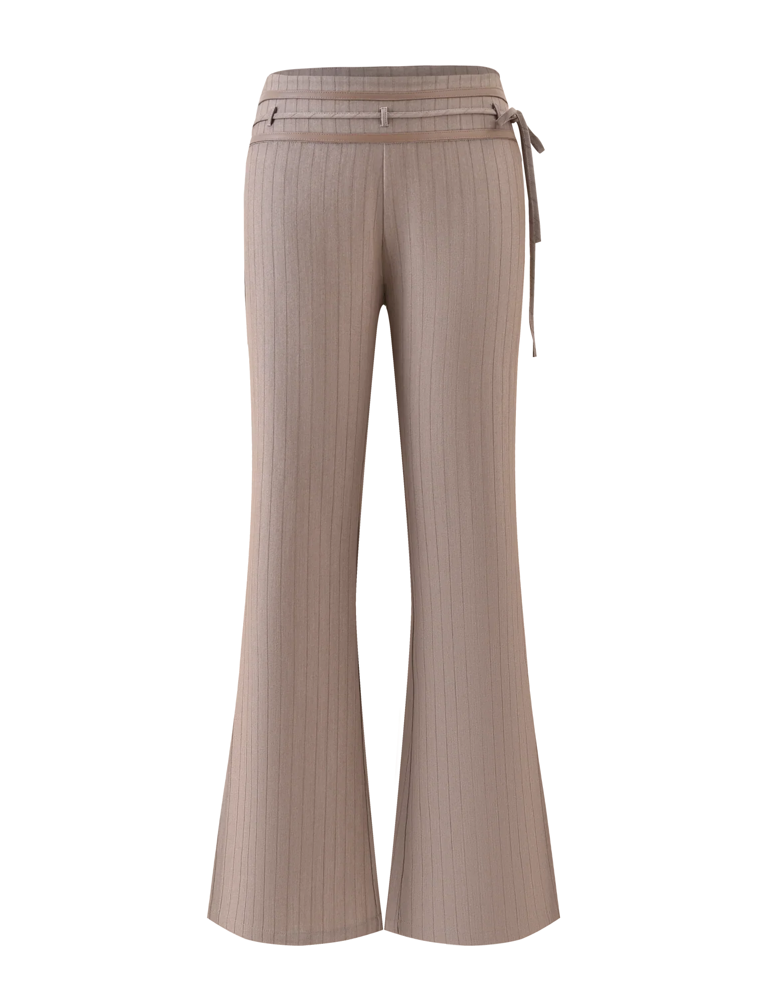 FEDRA PANT TAN PINSTRIPE