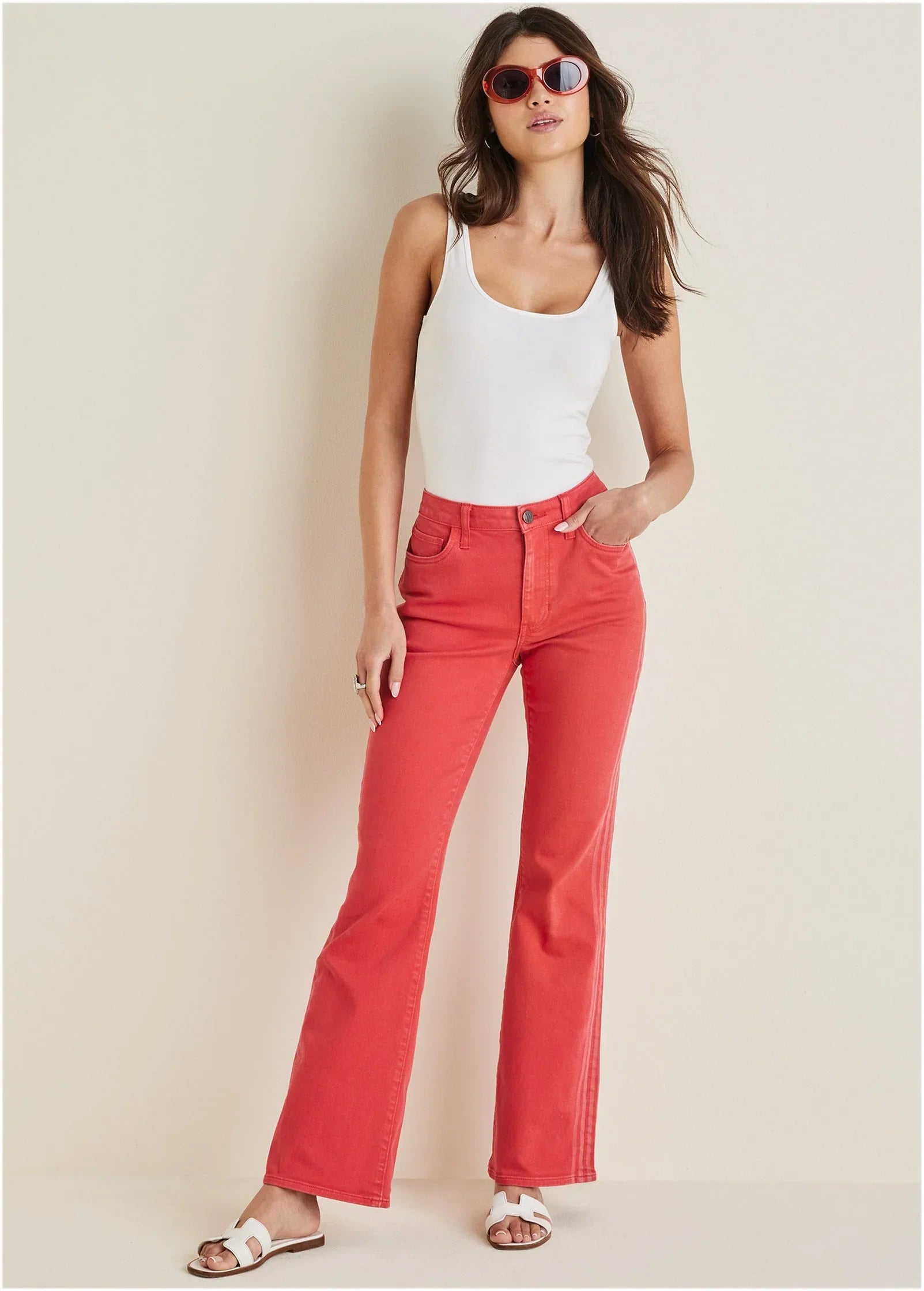 Americana Bootcut Jeans Scarlet